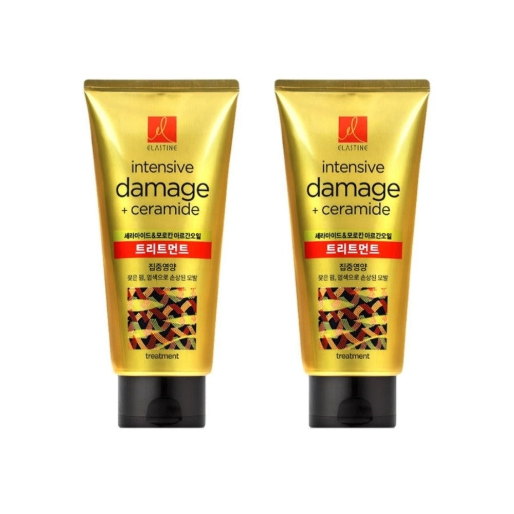 Elastine Intensive Damage Argan Oil Hair Treamtent 300ml*2Pcs