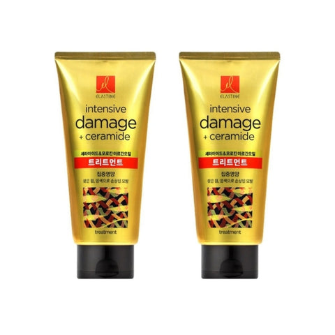 Elastine Intensive Damage Argan Oil Hair Treamtent 300ml*2Pcs