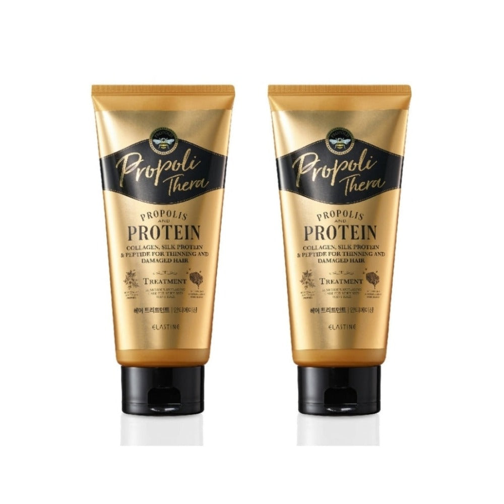 Elastine Propoli Thera Propolis Protein Hair Treatment 300ml*2Pcs