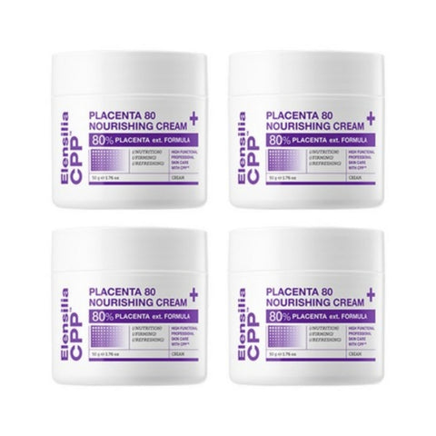 Elensilia CPP Placenta 80 Nourishing Cream 50g*4Pcs