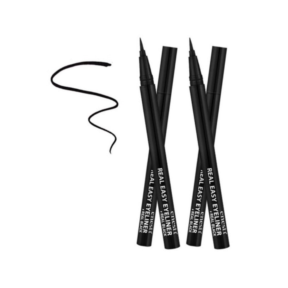 Enesti Real Easy Eyeliner Real Black 0.5g*2Pcs