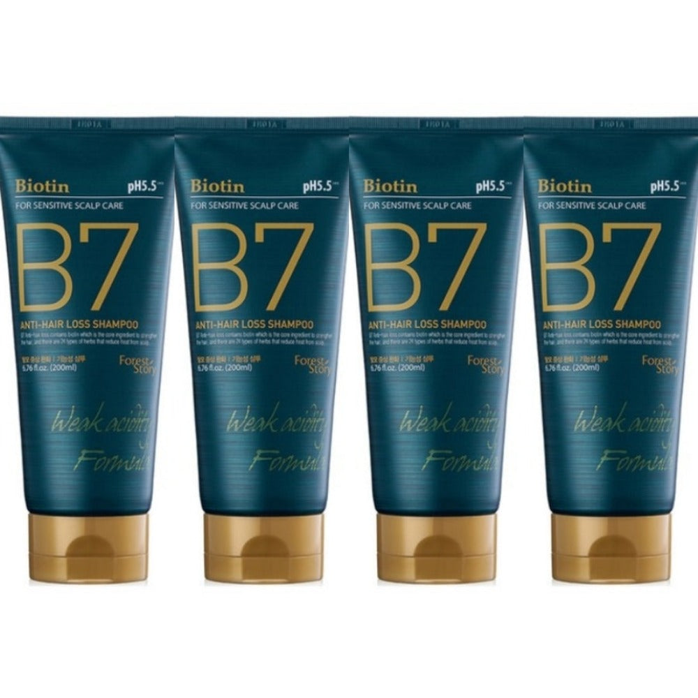 Forest Story Anti-Hairloss Shampoo 200ml*4Pcs