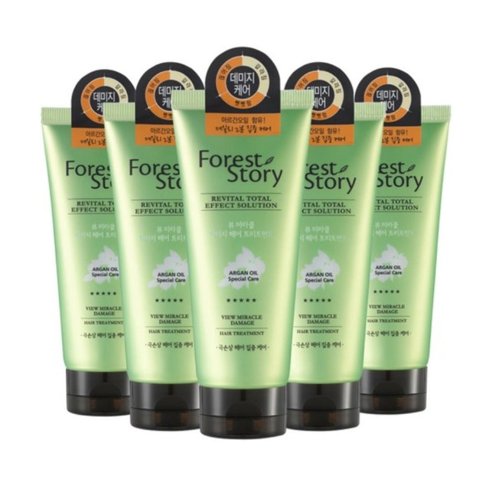 Forest Story Argan Oil Damage Hair Treatment 200ml*5Pcs