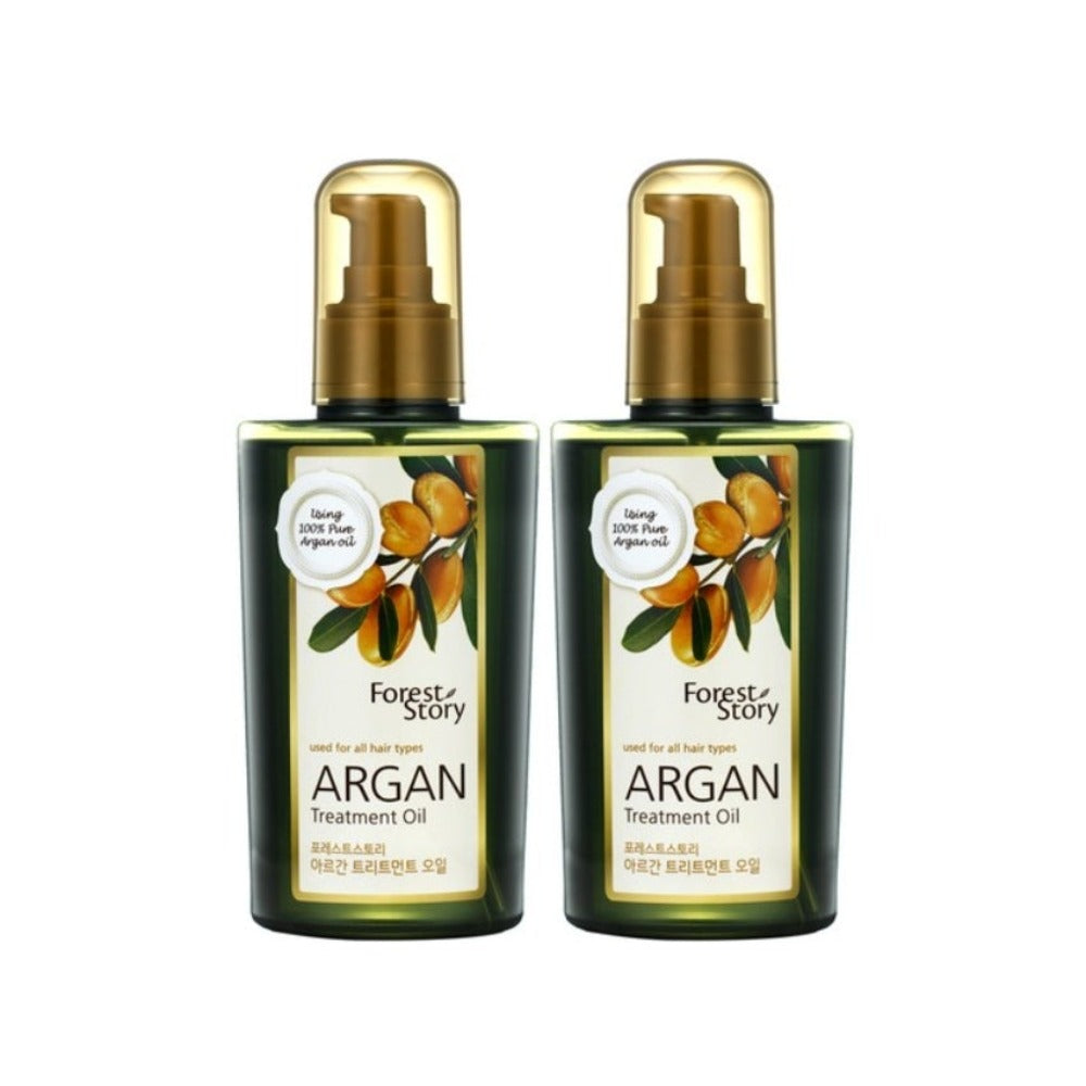 Forest Story Argan Treatment Hair Oil 120ml*2Pcs
