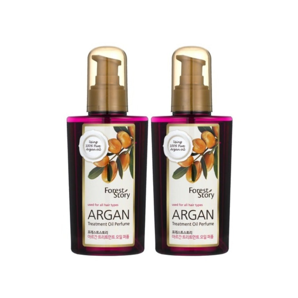 Forest Story Argan Treatment Hair Oil Perfume 120ml*2Pcs