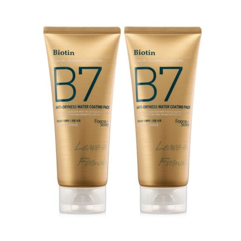 Forest Story B7 Anti-Dryness Water Coating Hair Pack 200ml*2Pcs