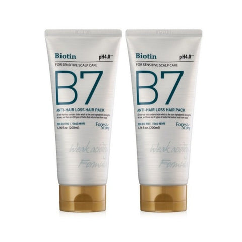 Forest Story B7 Anti-Hairloss Hair Pack 200ml*2Pcs