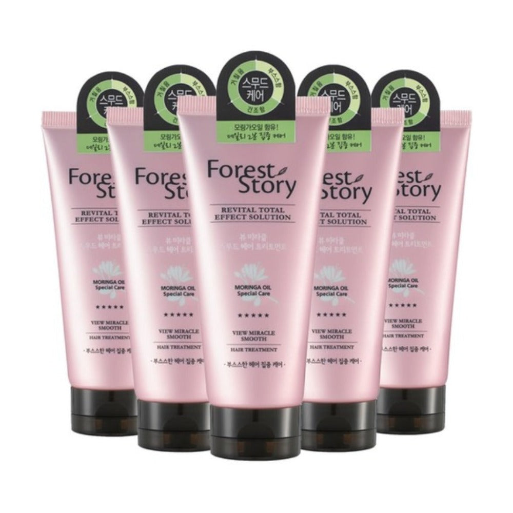 Forest Story Moringa Oil Smooth Hair Treatment 200ml*5Pcs