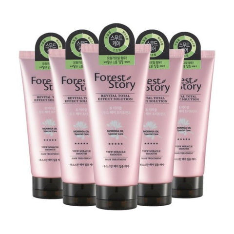 Forest Story Moringa Oil Smooth Hair Treatment 200ml*5Pcs