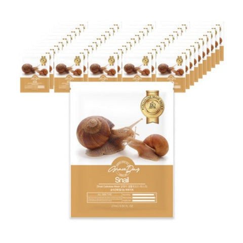 GraceDay Snail Cellulose Sheet Mask 27ml*50ea