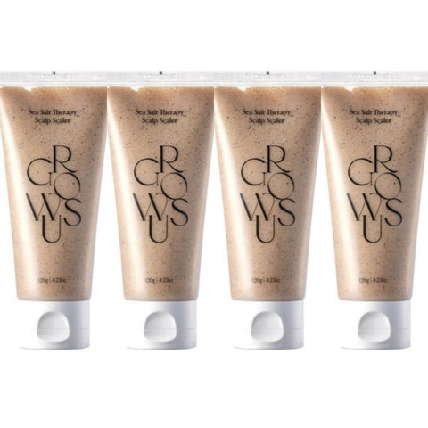 Growus Sea Salt Therapy Scalp Scaler 120g*4Pcs