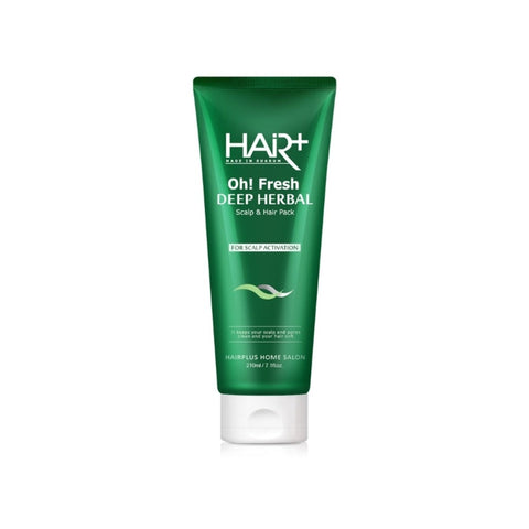 Hair Plus Oh Fresh Deep Herbal Scalp & Hair Pack 210ml