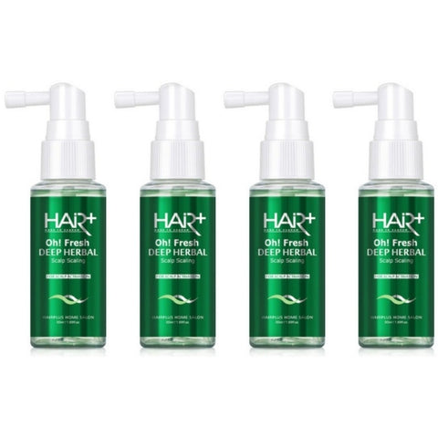 Hair Plus Oh Fresh Deep Herbal Scalp Scaling 50ml*4Pcs
