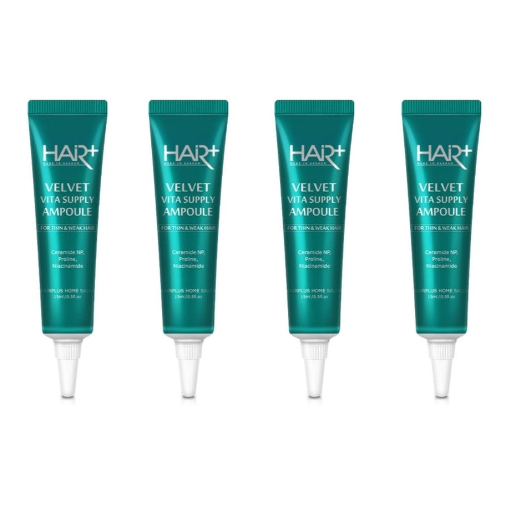 Hair Plus Velvet Vita Supply Hair Ampoule 15ml*4Pcs