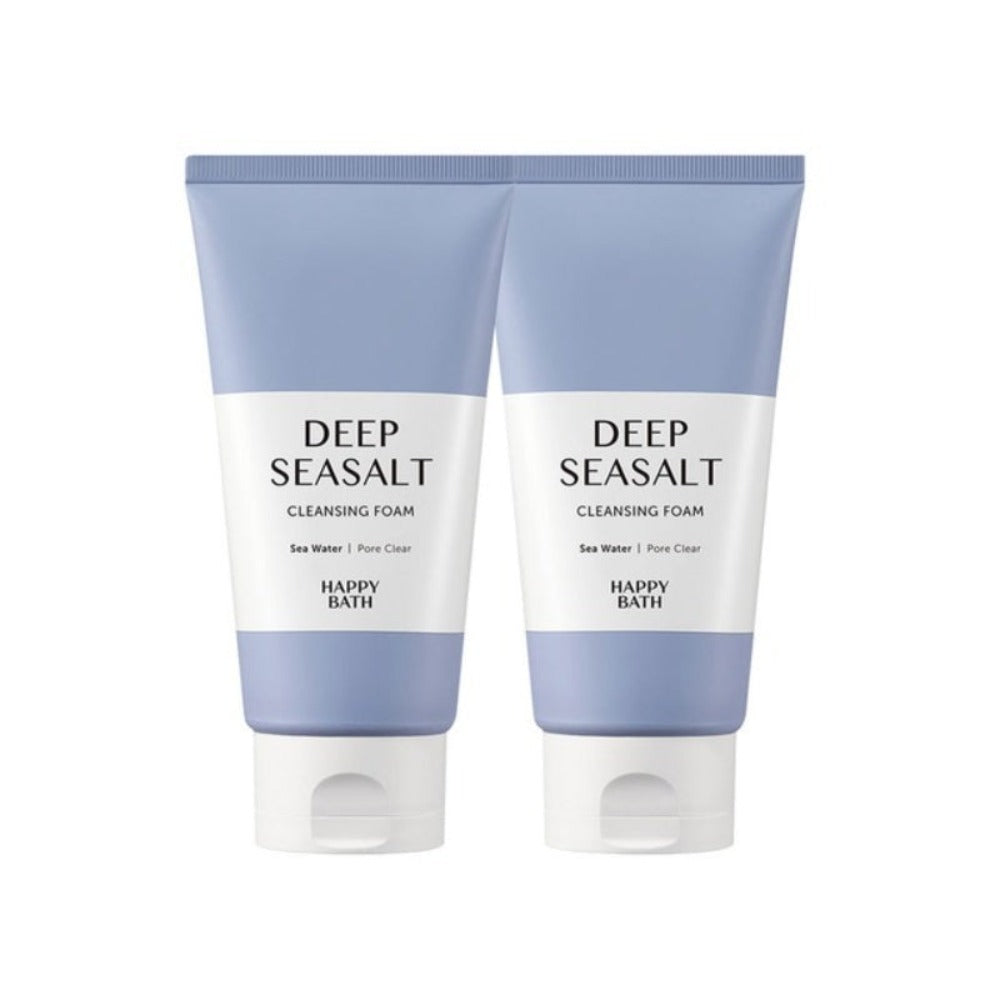 Happy Bath Deep Seasalt Cleansing Foam 150g*2Pcs