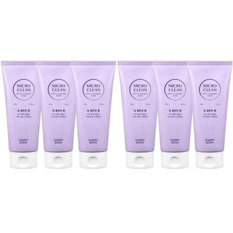 Happy Bath Micro Clean Deep Cleansing Foam 100g*6Pcs