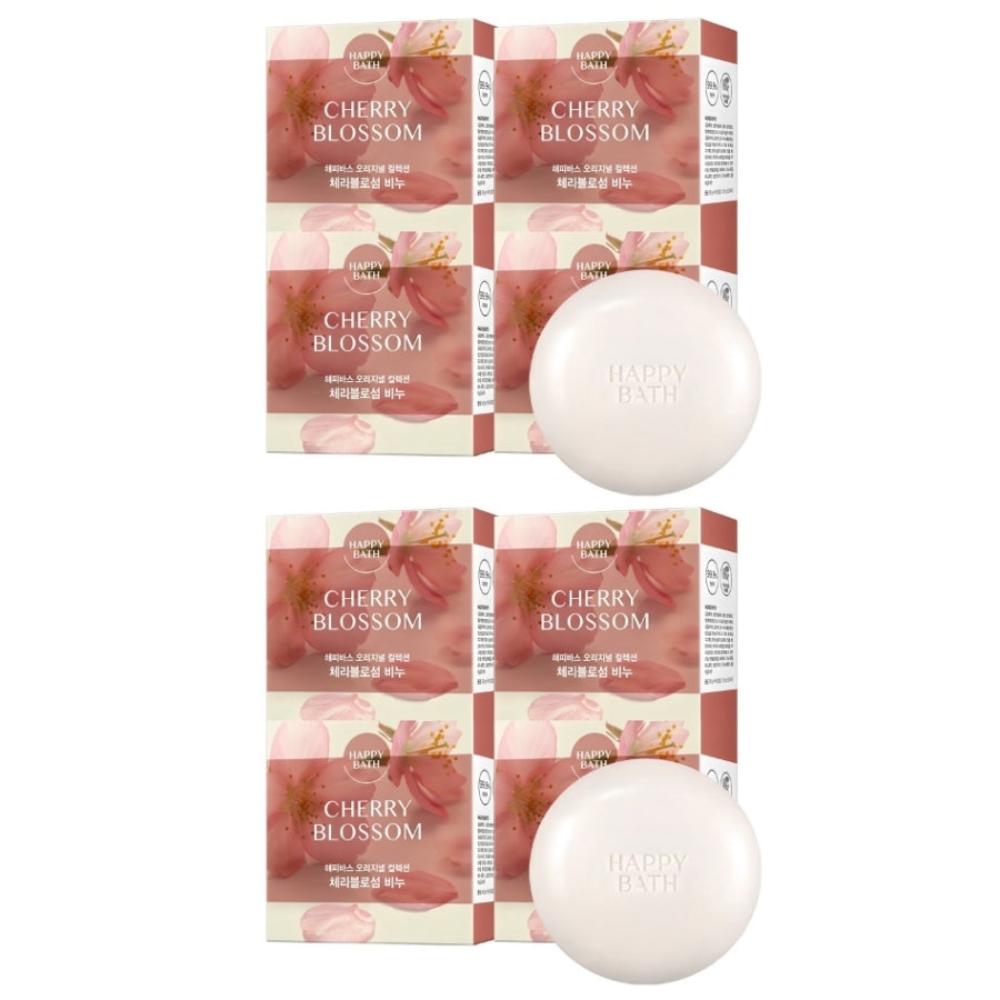 Happy Bath Original Collection Bar Soap Cherry Blossom 90g*8Pcs
