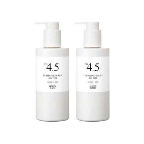 Happy Bath PH4.5 Weak Acid Rose Gel Type Feminine Wash 250g*2Pcs