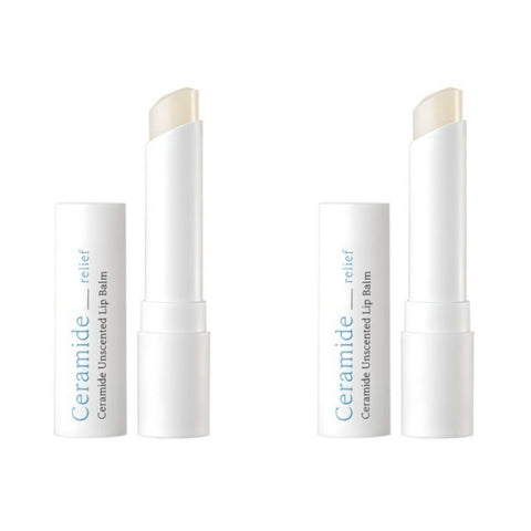 Illiyoon Ceramide Unscented Lip Balm 3.2g*2Pcs