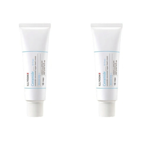 Illiyoon Ceramide Unscented Vegan Hand Cream 50ml*2Pcs