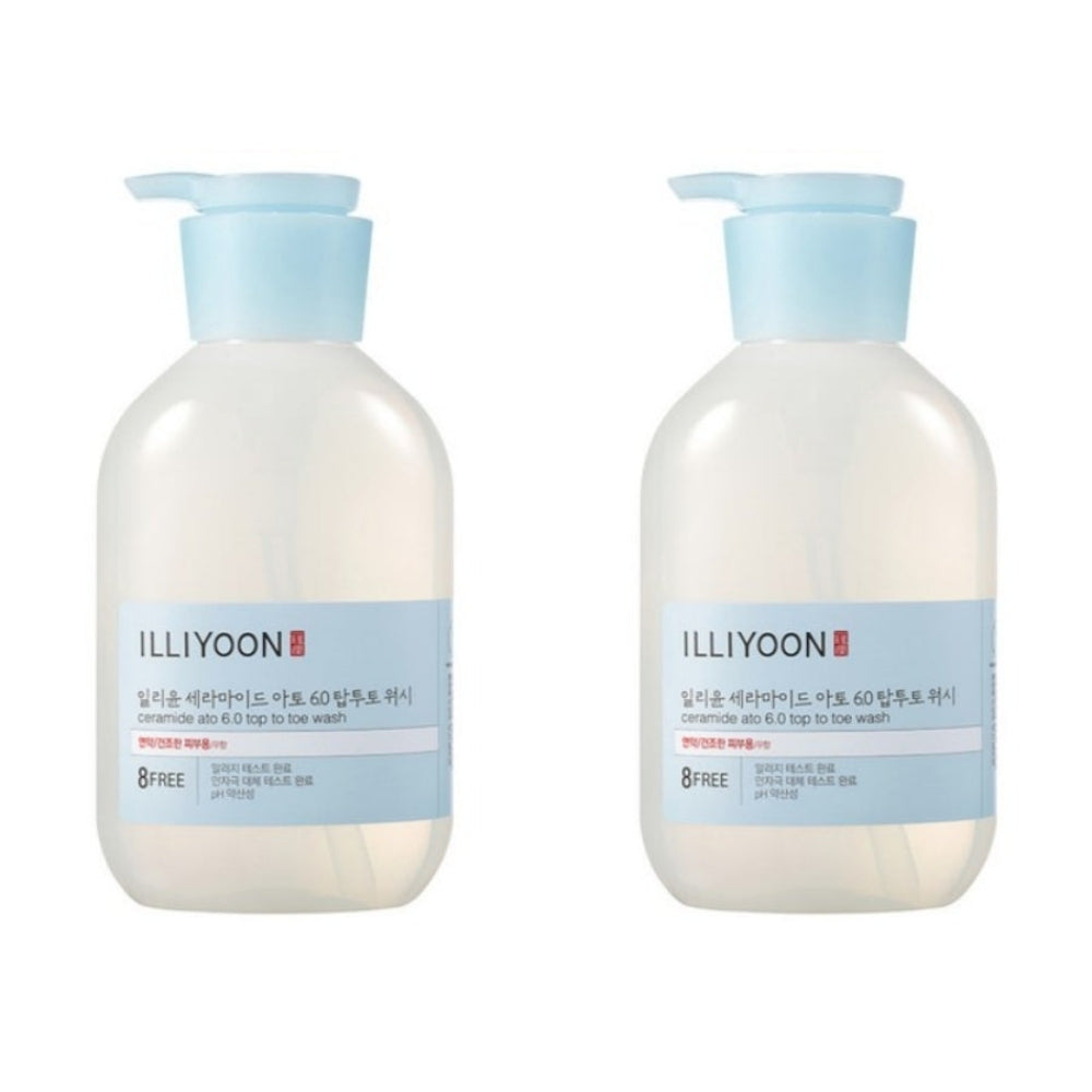 Illiyoon Ceramide ato 6.0 Top to Toe Body Wash 500ml*2Pcs