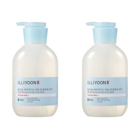 Illiyoon Ceramide ato 6.0 Top to Toe Body Wash 500ml*2Pcs