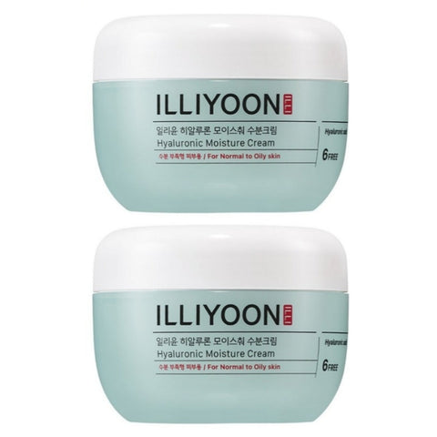 Illiyoon Hyaluronic Moisure Cream 100ml*2Pcs