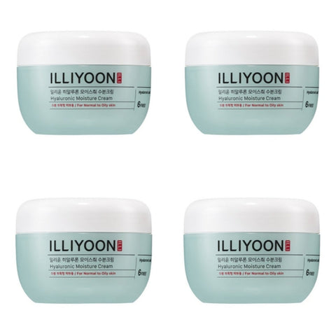 Illiyoon Hyaluronic Moisure Cream 100ml*4Pcs