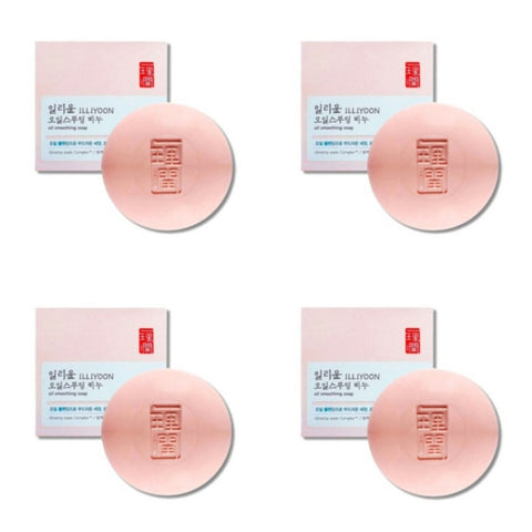 Illiyoon Oil Smoothing Soap 80g*4Pcs