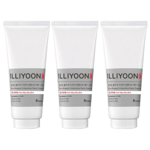 Illiyoon Ultra Repair Intensive Care Cream 200ml*3Pcs