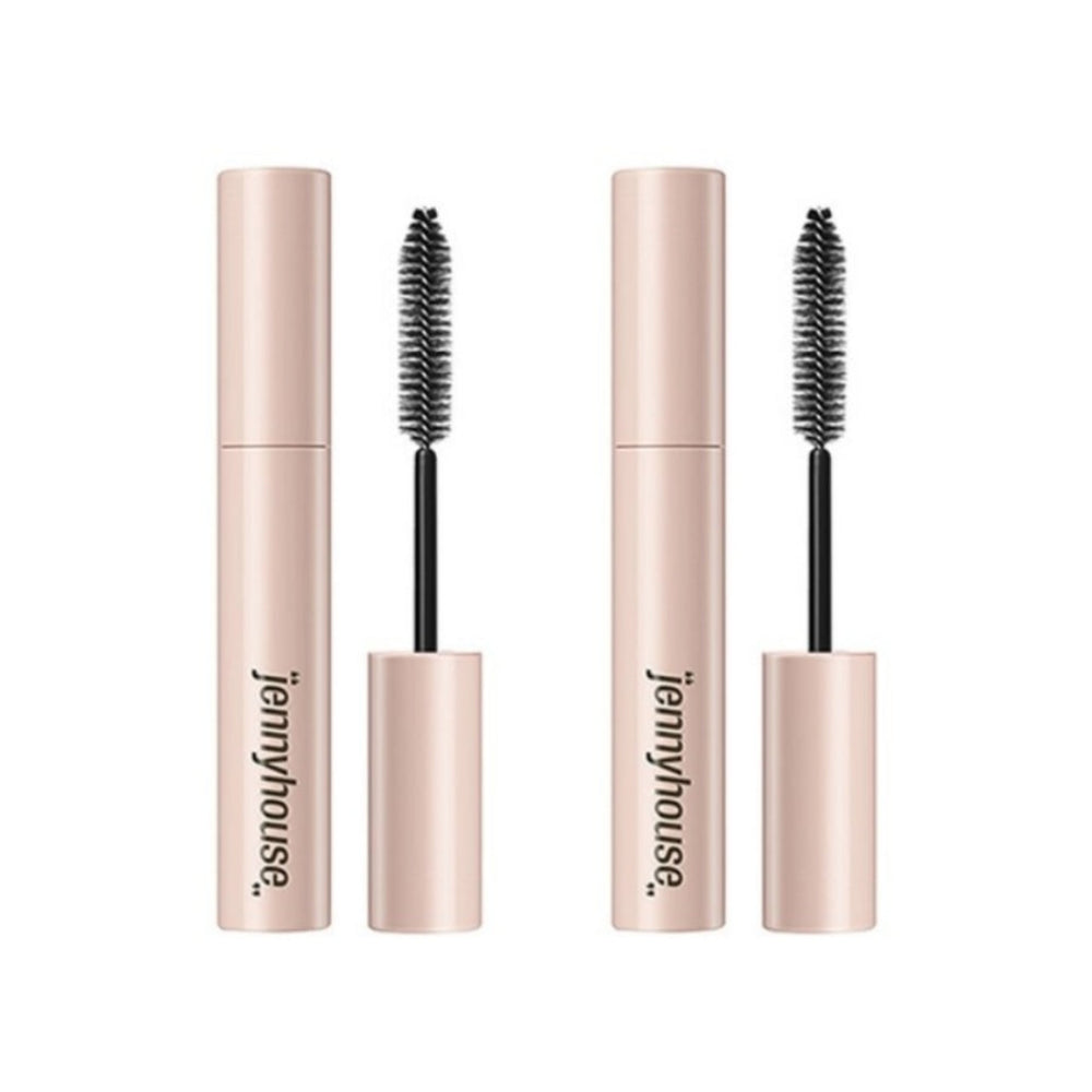 Jennyhouse Self-up Hair Cover Mascara No.2 Dark Brown 8ml*2Pcs