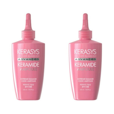 Kerasys Advanced Keramide Extreme Damage Clinic Ampoule Water Treatment 200ml*2Pcs
