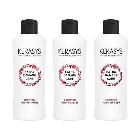 Kerasys Extra Damage Care Shampoo 180ml*3Pcs