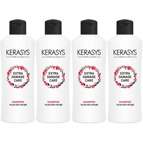 Kerasys Extra Damage Care Shampoo 180ml*4Pcs