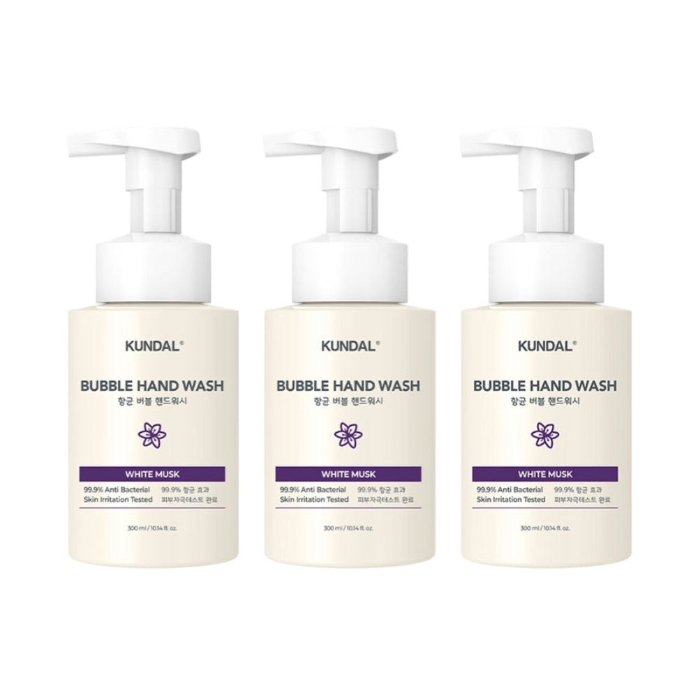 Kundal Bubble Hand Wash White Musk 300ml*3Pcs