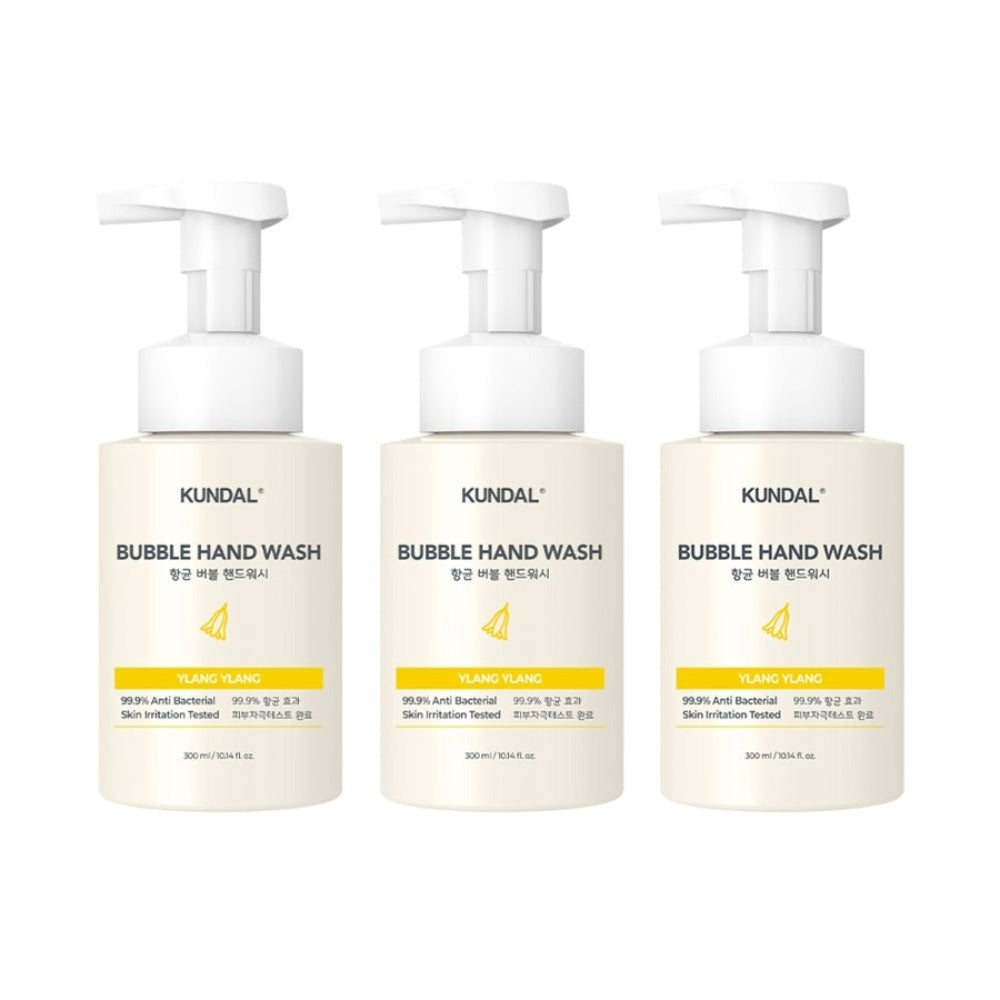 Kundal Bubble Hand Wash Ylang Ylang 300ml*3Pcs