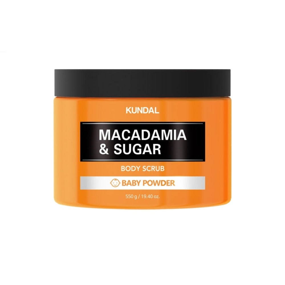 Kundal Macadamia & Sugar Body Scrub Baby Powder 550g