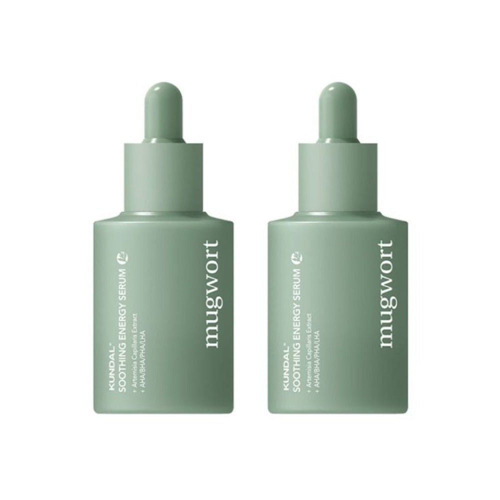 Kundal Mugwort Soothing Energy Serum 30ml*2Pcs