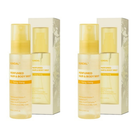 Kundal Perfumed Hair & Body Mist Ylang Ylang 80ml*2Pcs