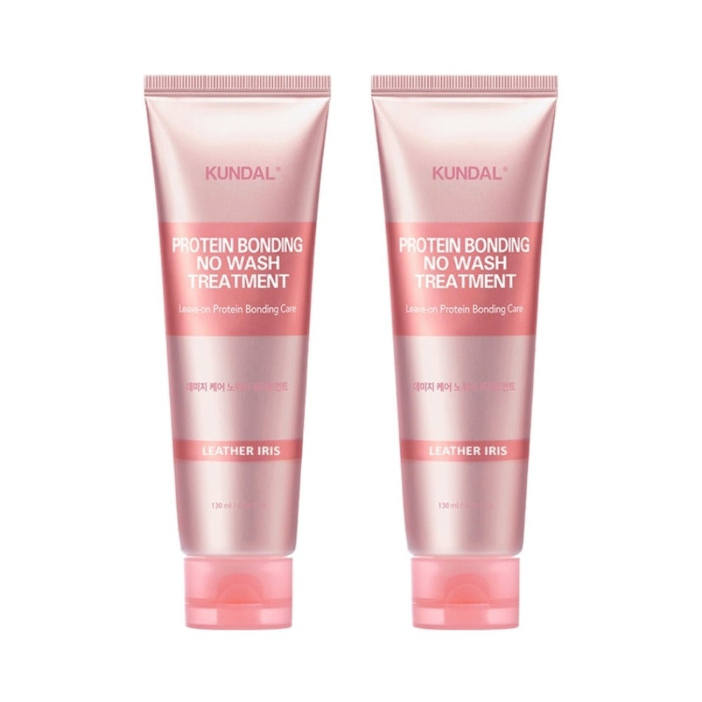 Kundal Protein Bonding No Wash Hair Treatment Leather Iris 130ml*2Pcs
