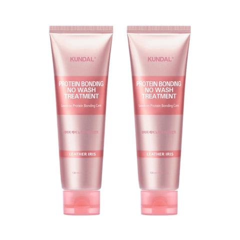 Kundal Protein Bonding No Wash Hair Treatment Leather Iris 130ml*2Pcs