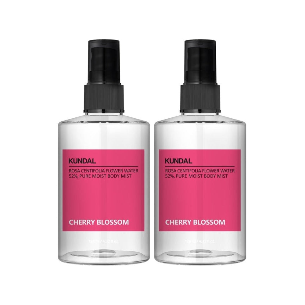 Kundal Pure Moist Body Mist Cherry Blossom 128ml*2Pcs