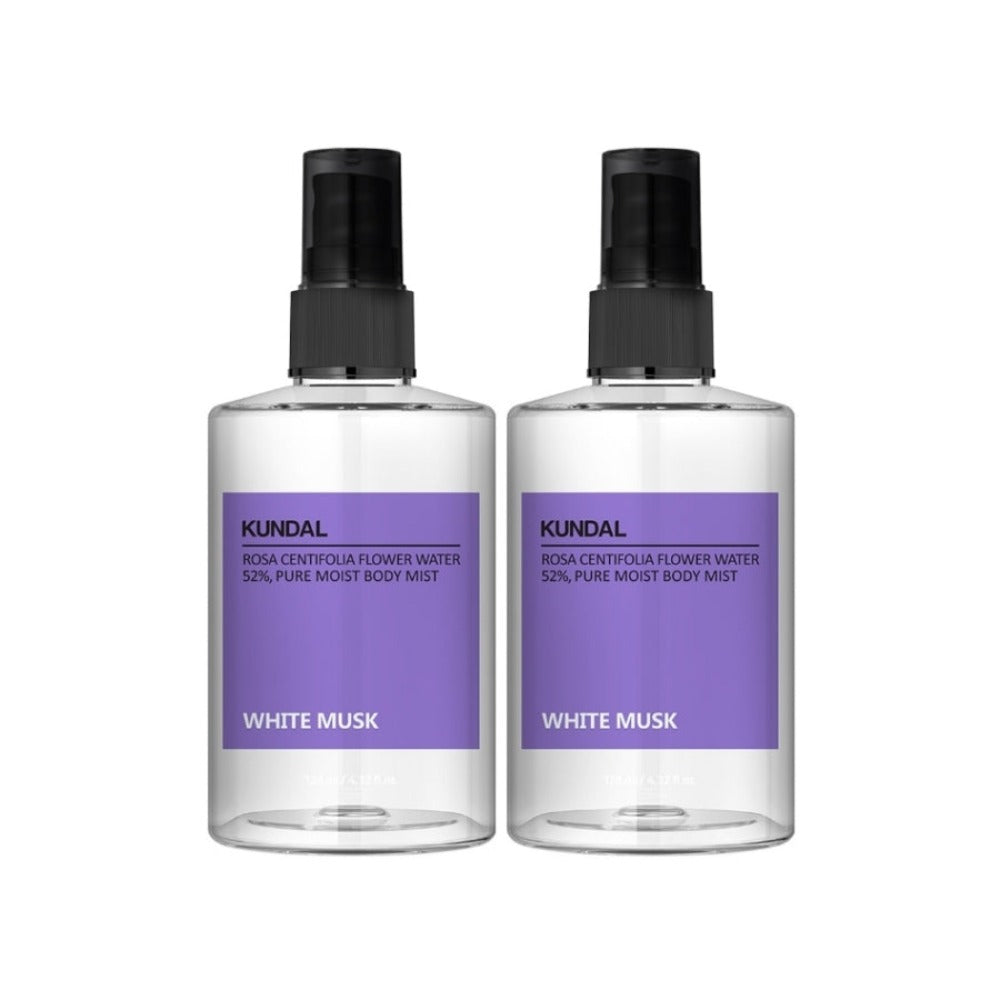 Kundal Pure Moist Body Mist White Musk 128ml*2Pcs
