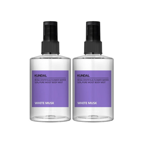 Kundal Pure Moist Body Mist White Musk 128ml*2Pcs