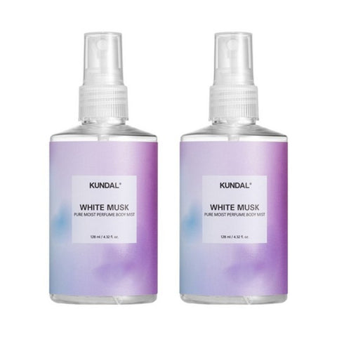 Kundal Pure Moist Body Mist White Musk 128ml*2Pcs