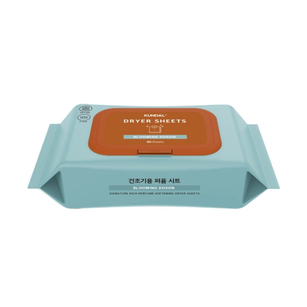 Kundal Signature Rich Perfume Softening Dryer Sheets Blooming Doson 80ea