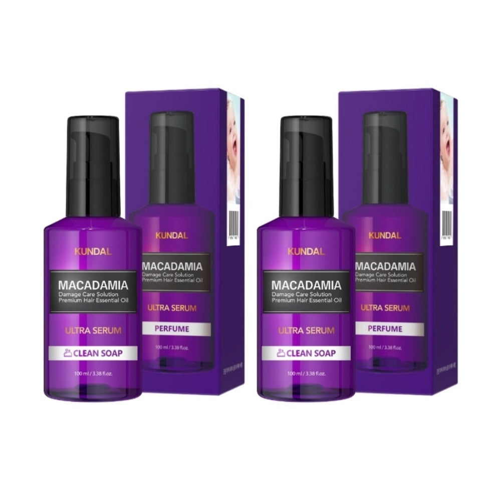 Kundal Ultra Serum Hair Essence Clean Soap 100ml*2Pcs
