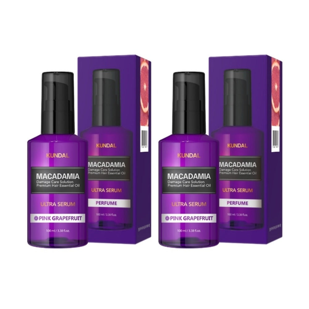 Kundal Ultra Serum Hair Essence Pink Grapefruit 100ml*2Pcs