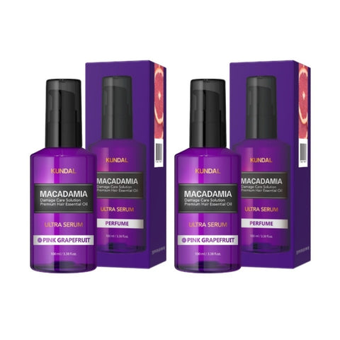Kundal Ultra Serum Hair Essence Pink Grapefruit 100ml*2Pcs
