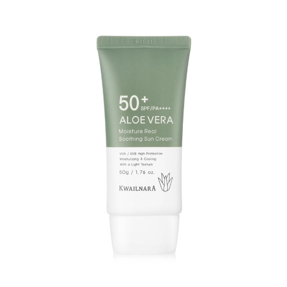 Kwailnara Aloe Vera Moisture Real Soothing Sun Cream SPF50+ PA++++ 50g